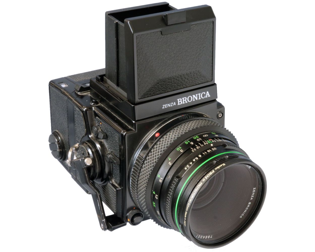 Used Bronica ETRSi with 75mm 120 back WLF