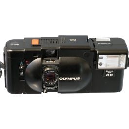 Used Olympus XA & A11 Flash film camera