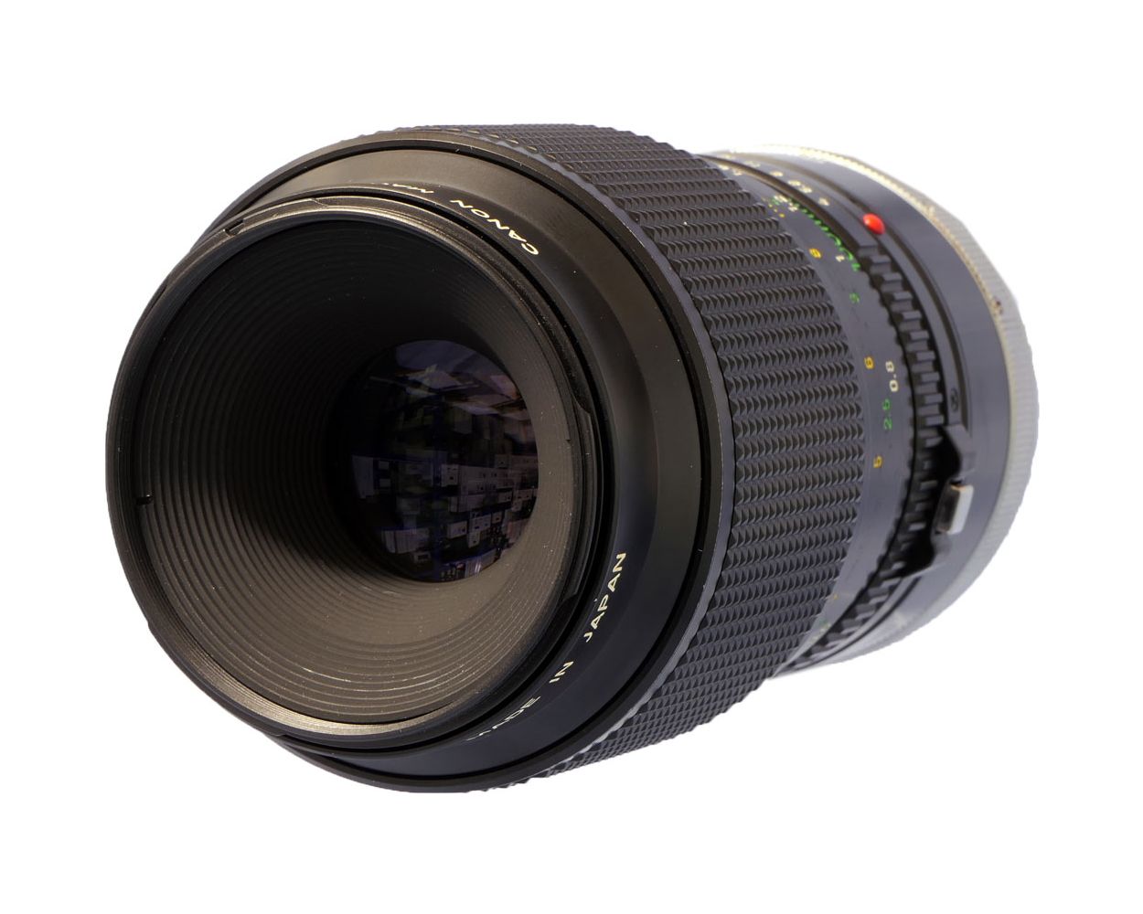 Used Canon 100mm f4 Macro FD lens with Canon extension tube 1:2-1