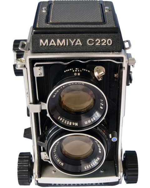 Mamiya C220 & 80mm 2.8 Blue Dot