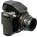 Bronica ETR-S c/w 75mm 2.8, AE head, grip & 120 back  medium format camera