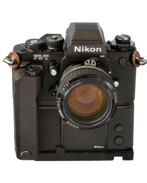 Nikon F3T c/w 50mm F1.5 AIS, MD4 winder & AH3 plate