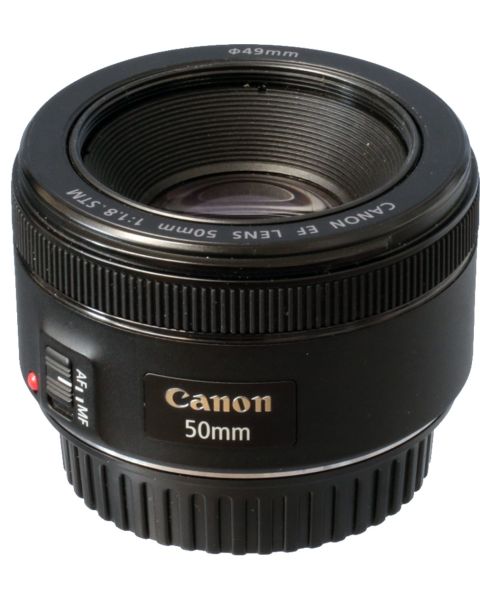Used Canon EF 50mm F1.8 STM lens
